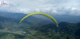 Dù lượn “Bay Trên Mùa Vàng” Mù Cang Chải – Yên Bái dù lượn mù cang chải yên bái