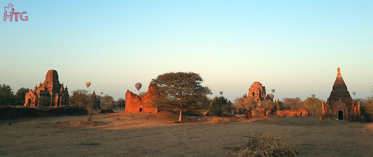 đi ngắm bình minh ở Bagan
