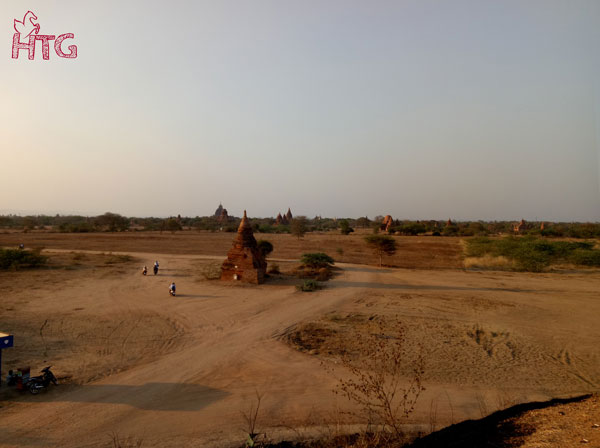 ngắm hoàng hôn ở Bagan