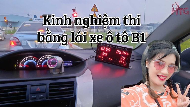 Hướng dẫn học lái xe B1 từ lý thuyết đến thực hành cho chị em
